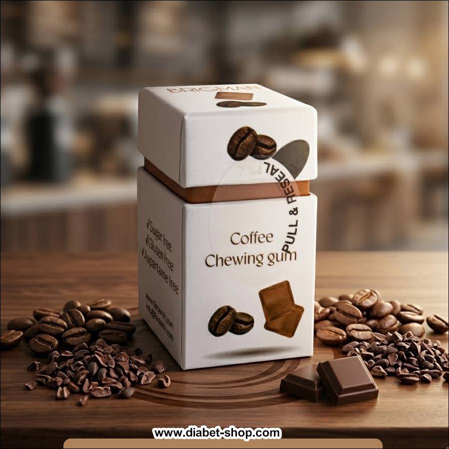 آدامس بدون قند و گلوتن با طعم قهوه بریگمن