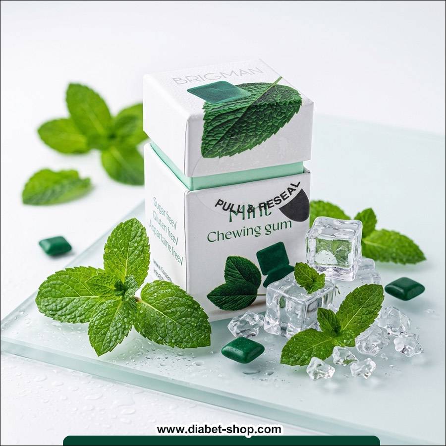 آدامس بدون قند و گلوتن با طعم نعناع بریگمن