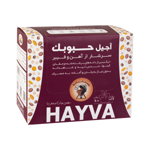 آجیل حبوبک با طعم باربیکیو هایوا بسته 12 ساشه ای