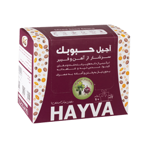 آجیل حبوبک با طعم پیاز و جعفری هایوا بسته 12 ساشه ای