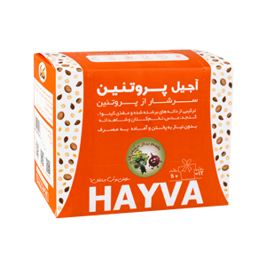 آجیل پروتئین با طعم پیاز و جعفری هایوا بسته 12 ساشه ای