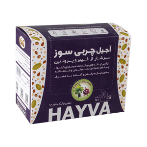 آجیل چربی‌ سوز با طعم پیاز و جعفری هایوا بسته 12 ساشه ای