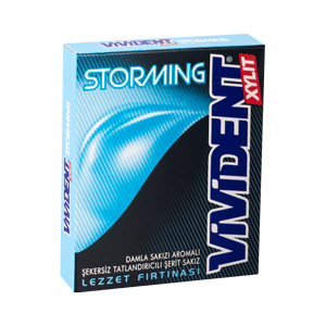 آدامس استورمینگ بدون قند ویویدنت 12 عددی Vivident Xylit Storming