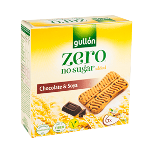 بیسکویت بدون قند با چیپس شکلات و سویا گولون 144 گرمی