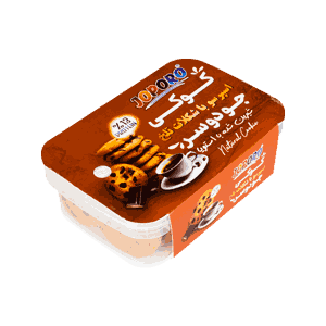 کوکی بدون قند و رژیمی جو دوسر اسپرسو با شکلات تلخ جوپرو 350 گرمی