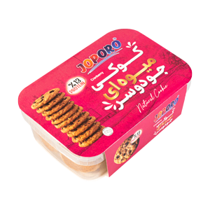 کوکی رژیمی پروتئینه جو دوسر میوه ای جوپرو 350 گرمی