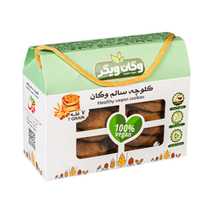 کلوچه سنتی سالم وگان هفت غله وگان ویگر 370 گرمی