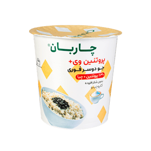 اوتمیل پروتئین و چیا با طعم کاپوچینو چاربان 55 گرمی