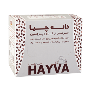 دانه چیا هایوا بسته 12 ساشه ای