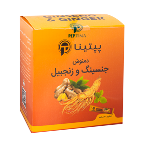 دمنوش جینسینگ و زنجبیل پپتینا بسته 30 ساشه ای