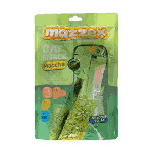 غلات بار رژیمی جو دوسر با طعم ماچا مزکس 120 گرمی Mazzex