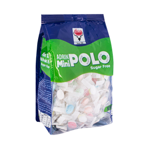 قرص نعنا با طعم میوه بدون قند مینی پولو آدرین 120 گرمی