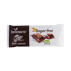 شکلات تلخ بدون قند با استویا بیلوفیت 40 گرمی