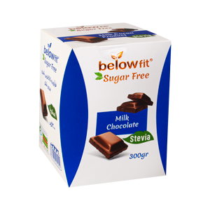 فرآورده کاکائویی شیری بدون شکر با استویا بیلوفیت 300 گرمی