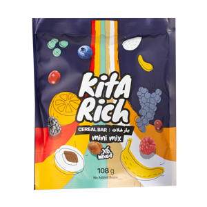 مینی غلات بار بدون قند میکس کیتاریچ بسته 6 عددی