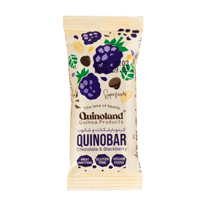 کینوبار پروتئینی بدون گلوتن شکلات و شاتوت کینولند 35 گرمی