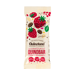 کینوبار پروتئینی بدون گلوتن قهوه و بری کینولند 35 گرمی