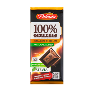 شکلات تلخ بدون قند 72 درصد کاکائو پوبدا 100 گرمی
