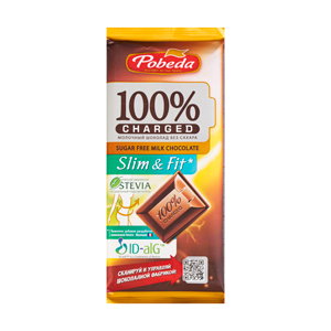 شکلات شیری رژیمی بدون قند پوبدا 100 گرمی