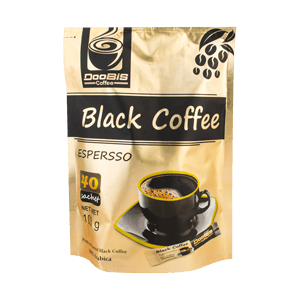 قهوه فوری اسپرسو دوبیس بسته 40 ساشه ای Doobis Black Coffee
