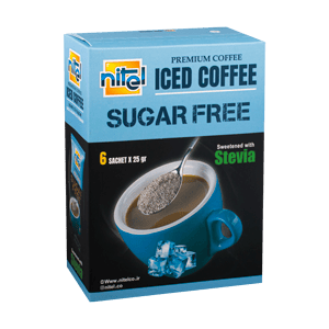 آیس کافی بدون قند شیرین شده با استویا نیتل بسته 6 ساشه ای