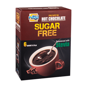 هات چاکلت بدون قند شیرین شده با استویا نیتل بسته 6 ساشه ای