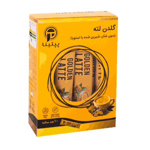 گلدن لته بدون شکر شیرین شده با استویا پپتینا بسته 10 ساشه ای
