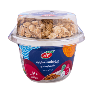 پروماست رژیمی ایسلندی همراه با گرانولا کاله پرو 200 گرمی