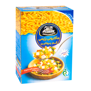 ماکارونی پیچی رژیمی کم پروتئین فنیل کتونوری آی سودا 400 گرمی