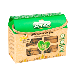 کلوچه سنتی سالم وگان زنجبیلی وگان ویگر 370 گرمی