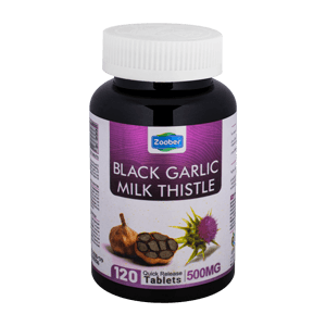 قرص سیر سیاه و ماریتیغال زوبر 120 عددی