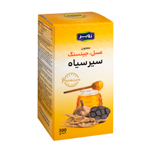 معجون سیر سیاه عسل و جینسنگ زوبر 300 گرمی