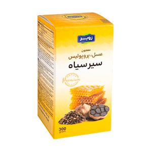 معجون سیر سیاه عسل و پروپولیس زوبر 300 گرمی