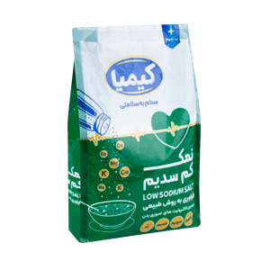 نمک کم سدیم حاوی پتاسیم کیمیا 500 گرمی