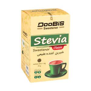 شیرین کننده طبیعی استویا دوبیس بسته 50 ساشه ای