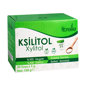 پودر شیرین‌ کننده زایلیتول کتو فیبرله بسته 30 ساشه ای Fibelle