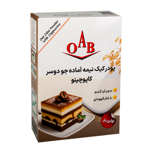 پودر کیک نیمه‌ آماده جو دوسر کاپوچینو 400 گرمی OAB