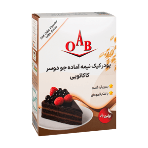 پودر کیک نیمه‌ آماده جو دوسر کاکائویی 400 گرمی OAB