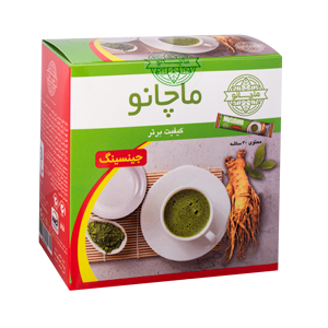 چای ماچا با طعم جینسینگ ماچانو بسته 30 ساشه ای