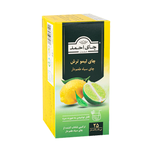 چای سیاه با طعم لیمو ترش احمد تی بگ پاکت دار 25 عددی