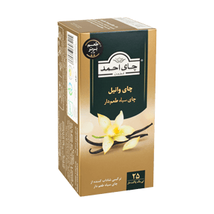 چای سیاه با طعم وانیل احمد تی بگ پاکت دار 25 عددی