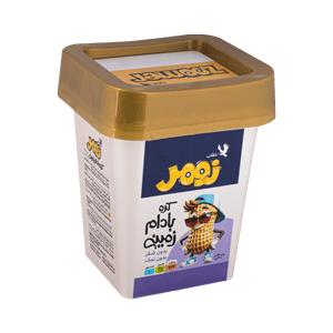 کره بادام ‌زمینی بدون شکر و نمک زومر 250 گرمی