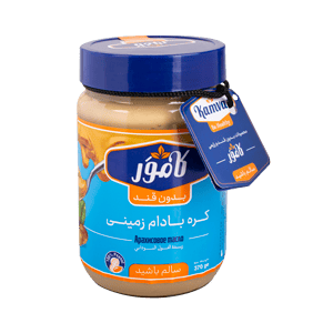 کره بادام ‌زمینی بدون قند کامور 350 گرمی