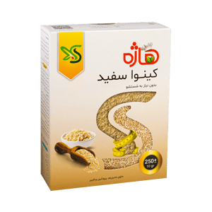 کینوا سفید بدون نیاز به شستشو هاژه 250 گرمی