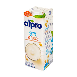 شیر سویا بدون شکر 1لیتری آلپرو
