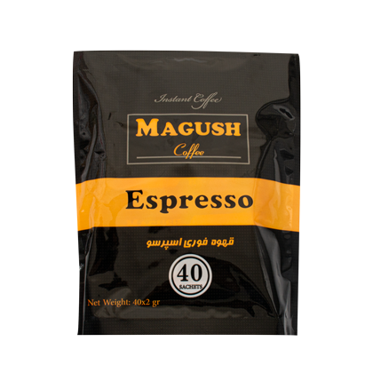 قهوه فوری اسپرسو ماگوش 40 عددی